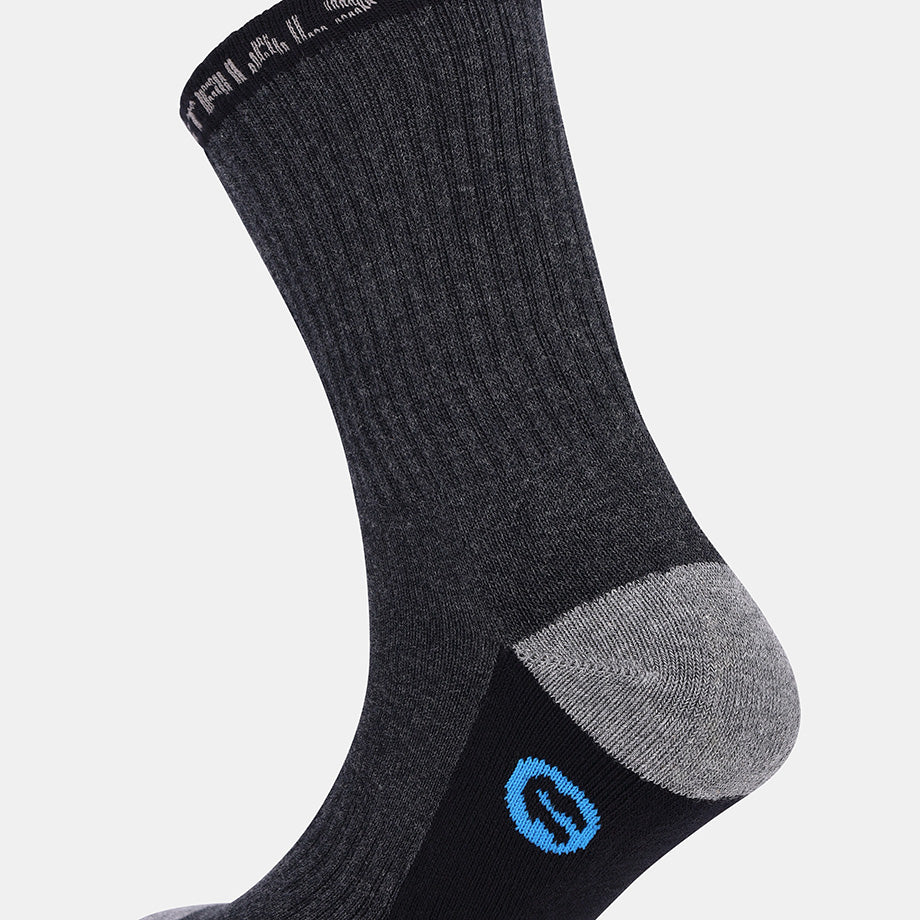 WORK SOCK - BLACK/CHARCOAL