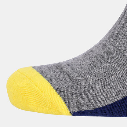 WORK SOCK - GREY/YELLOW